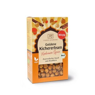 Goldene Kichererbsen, Kurkuma-Spice, bio 100 g