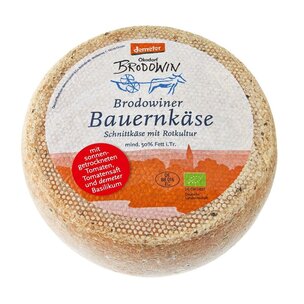 Demeter Brodowiner Bauernkäse Tomate-Basilikum