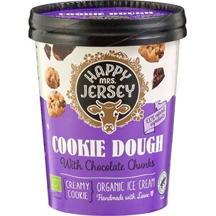 Happy Mrs Jersey - Organic Ice Cream: Cookie Dough 500ml
