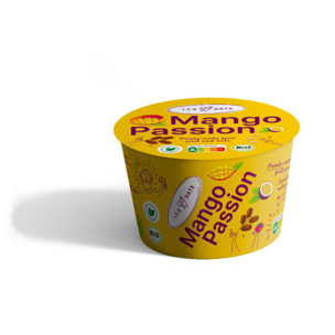 Bio Mango-Passion-Eis, vegan, laktosefrei,glutenfrei,mit Datteln gesüßt 120ml