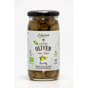 Grüne Oliven ohne Stein