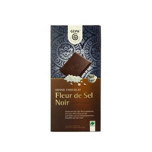 Bio Schokolade Fleur de Sel Noir 70%