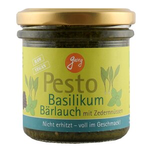 Pesto Basilikum mit Wildbärlauch Bio