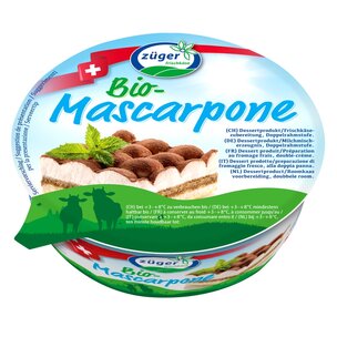 Züger Bio Mascarpone Crème 250g SGA