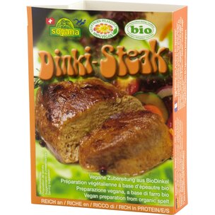 Dinki-Steak aus BioDinkel